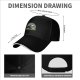 Black Baseball Cap With Sleeping Panda Graphic Design