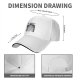 Black baseball cap with Totoro forest spirit graphic and Japanese text
