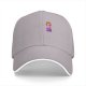 Black Baseball Cap with Lego Girl Minifigure Graphic