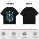 Olive T-Shirt With Celestial Dreamcatcher And Animal Artwork