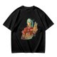 Olive Green T-Shirt with Avatar Aang The Last Airbender Art