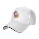 Black Baseball Cap with Santa Jingles Christmas Graphic