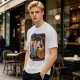 Olive graphic t-shirt with 'Sell Your Soul' kids stand print