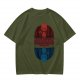 Schrödinger Things Cat Graphic Olive T-Shirt