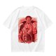 One Piece Shanks Graphic Print Olive T-Shirt