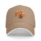 Black Baseball Cap with Anime Character Sunset Graphic