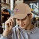 Black Baseball Cap With Pink Fairy Princess Graphic Print