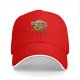 Black baseball cap with Slimer's Ghostbusters themed graphic print