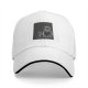 Black Baseball Cap With Totoro Family Line Art Print