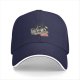 Black Baseball Cap With Raccoon Trash Graphic And Text