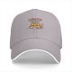 Black baseball cap with grumpy cat decaf coffee print