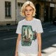 Olive T-Shirt With Pirate Ship In Glass Jar Artwork