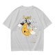 Olive t-shirt with sweet dreams cheese moon and mouse graphic