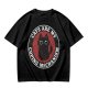 Olive t-shirt with 'Cats Are My Coping Mechanism' and black cat graphic