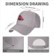 Black Baseball Cap With Playful Black Cat Red Thunder Cat Logo Print