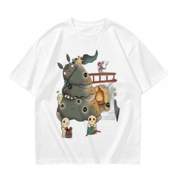 Studio Ghibli Fantasy Creature Graphic T-Shirt Design