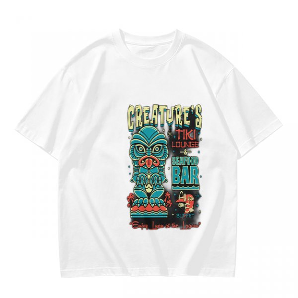 Creature's Tiki Lounge Seafood Bar Graphic T-Shirt