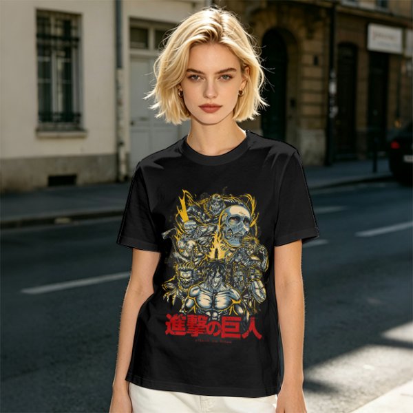 Attack on Titan Colossal Titans Graphic Tee