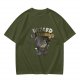 Wizard In Training Cat Graphic Olive T-Shirt