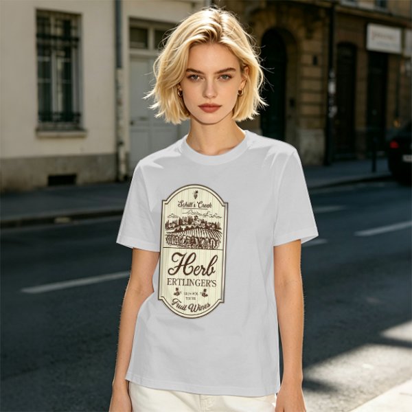 Herb Ertlinger's Fruit Wines Schitt's Creek Themed T-Shirt