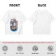 Olive T-Shirt With Cute Chibi Cat Character Group Print