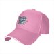 Black baseball cap with retro 90s media graphic print