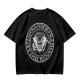 Olive T-Shirt with Vampire Roommates Names Presidential Seal Print