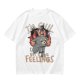 I'm Evil But I Have Feelings Cute Demon Goat Graphic T-Shirt
