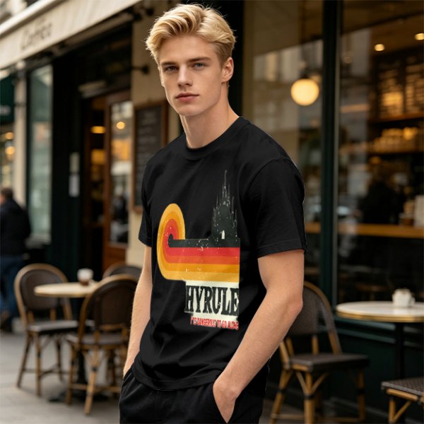 Hyrule Retro Castle Graphic T-Shirt For Fans