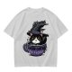 Olive t-shirt with witch cat in coffee cup 'Hocus Pocus I Need Coffee'