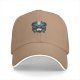 Black baseball cap with Spirited Away anime character print