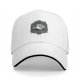 Black baseball cap with Mr. Creosote Wafer Thin Mints graphic
