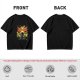 Olive graphic t-shirt with Dark Souls metal-style print