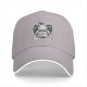 Black Baseball Cap With Frog Knight Graphic Print