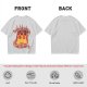 Olive T-Shirt With Calcifire Bacon Fire Graphic Print
