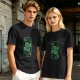 Olive Green T-Shirt With Wicked Witch Graphic Print