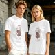 Olive Green T-Shirt With Don't Worry Cute Capybara Graphic