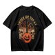 Olive Halloween Trick or Treat Skull Jack-o'-lantern Graphic T-Shirt