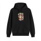 Black Hoodie With Spooky Boba Drink Graphic Design