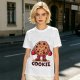 Olive T-Shirt With Angry Boxing Chocolate Chip Cookie Graphic