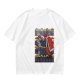 One Piece Luffy and Shanks Christmas Themed Graphic T-Shirt