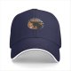 Black Baseball Cap With Goat Coffee Logo Design