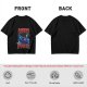 Olive Graphic T-Shirt with 'MORE POWER' and Muscular Skeleton Character
