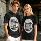 Olive Green Graphic T-Shirt With Bring Coffee Mug Print