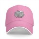 Black Baseball Cap With White Swirling Dragon Artwork