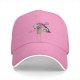 Black baseball cap with 'More Coffee!' monster graphic print