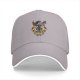 Black Baseball Cap With Fantasy Dark Warrior Graphic Print