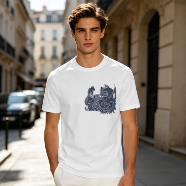 Ori and the Blind Forest Graphic Print Olive Green T-Shirt