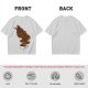 Olive T-Shirt With Coffee Wolf Steam Graphic Print