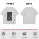 Olive green graphic tee with Totoro family illustration
